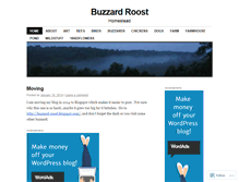 Tablet Screenshot of buzzardroost.wordpress.com