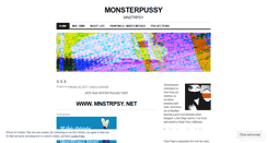 Desktop Screenshot of monsterpussy.wordpress.com