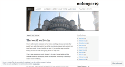 Desktop Screenshot of nolonger19.wordpress.com