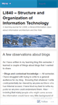 Mobile Screenshot of li840.wordpress.com