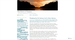 Desktop Screenshot of dawnofsamara.wordpress.com