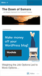 Mobile Screenshot of dawnofsamara.wordpress.com
