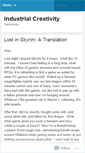 Mobile Screenshot of industrialcreative.wordpress.com