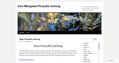 Desktop Screenshot of caramengatasipenyakitjantungdenganherbal.wordpress.com