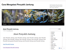 Tablet Screenshot of caramengatasipenyakitjantungdenganherbal.wordpress.com