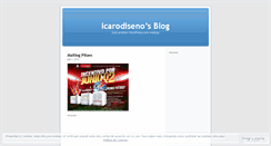 Desktop Screenshot of icarodiseno.wordpress.com