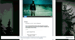 Desktop Screenshot of elof.wordpress.com