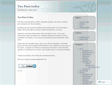 Tablet Screenshot of comunicacionestux.wordpress.com