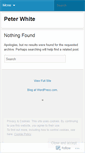 Mobile Screenshot of peterwhiteinstructor.wordpress.com