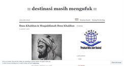 Desktop Screenshot of perantaumusafir.wordpress.com