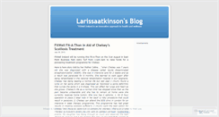 Desktop Screenshot of larissaatkinson.wordpress.com