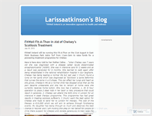 Tablet Screenshot of larissaatkinson.wordpress.com
