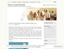 Tablet Screenshot of mtsngajahdemak.wordpress.com