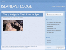 Tablet Screenshot of islandpetlodge.wordpress.com