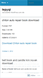Mobile Screenshot of lepyqi.wordpress.com