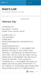 Mobile Screenshot of alanslist.wordpress.com