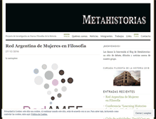 Tablet Screenshot of metahistorias.wordpress.com