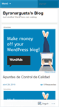 Mobile Screenshot of byronargueta.wordpress.com