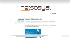 Desktop Screenshot of netsosyal.wordpress.com