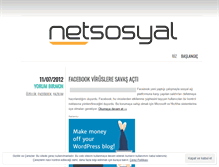 Tablet Screenshot of netsosyal.wordpress.com