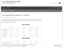 Tablet Screenshot of financialfreezeframe.wordpress.com