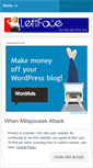 Mobile Screenshot of leftface.wordpress.com