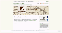 Desktop Screenshot of calames.wordpress.com