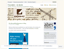 Tablet Screenshot of calames.wordpress.com