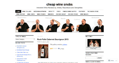 Desktop Screenshot of cheapwinesnobs.wordpress.com