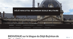 Desktop Screenshot of bujinkanecolemilitaire.wordpress.com