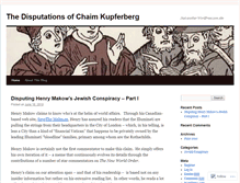 Tablet Screenshot of chaimkupferberg.wordpress.com