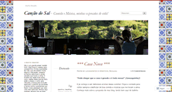 Desktop Screenshot of cancaodosal.wordpress.com