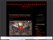 Tablet Screenshot of indonesiaunderground.wordpress.com