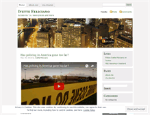 Tablet Screenshot of ivettefeliciano.wordpress.com