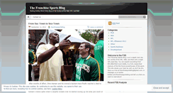 Desktop Screenshot of franchisesportsblog.wordpress.com