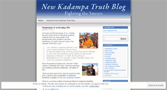 Desktop Screenshot of newkadampatruth.wordpress.com