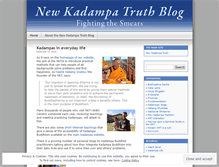 Tablet Screenshot of newkadampatruth.wordpress.com