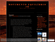 Tablet Screenshot of movimentoequilibrio.wordpress.com