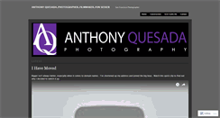 Desktop Screenshot of anthonyquesada.wordpress.com