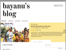 Tablet Screenshot of bayanu.wordpress.com