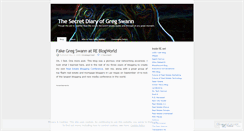 Desktop Screenshot of fakegregswann.wordpress.com
