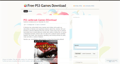 Desktop Screenshot of freeps3gamesdownload.wordpress.com