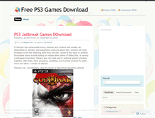 Tablet Screenshot of freeps3gamesdownload.wordpress.com