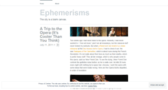 Desktop Screenshot of ephemerisms.wordpress.com