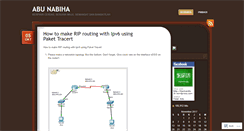 Desktop Screenshot of abunabiha.wordpress.com