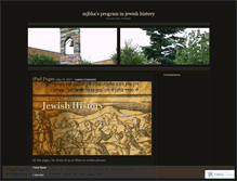 Tablet Screenshot of mjbhajewishcultureprogram.wordpress.com