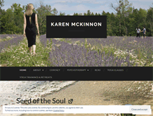 Tablet Screenshot of karenmckinnon.wordpress.com