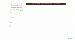 Desktop Screenshot of bonsentiment.wordpress.com