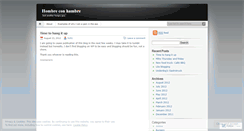Desktop Screenshot of hombreconhambre.wordpress.com