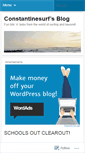 Mobile Screenshot of constantinesurf.wordpress.com
